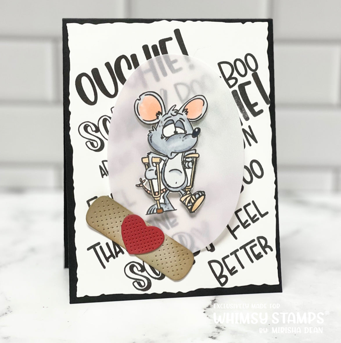 **NEW Rats You're Sick Clear Stamps - Whimsy Stamps