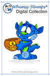 Monster Treat - Digital Stamp - Whimsy Stamps