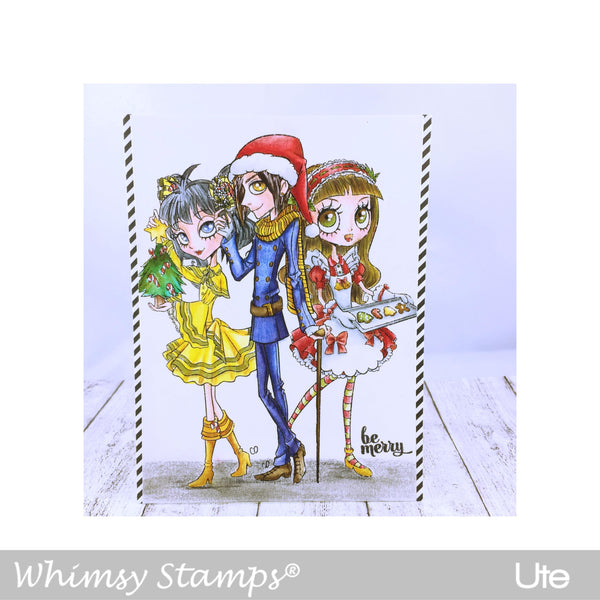 Christmas Willow - Digital Stamp - Whimsy Stamps