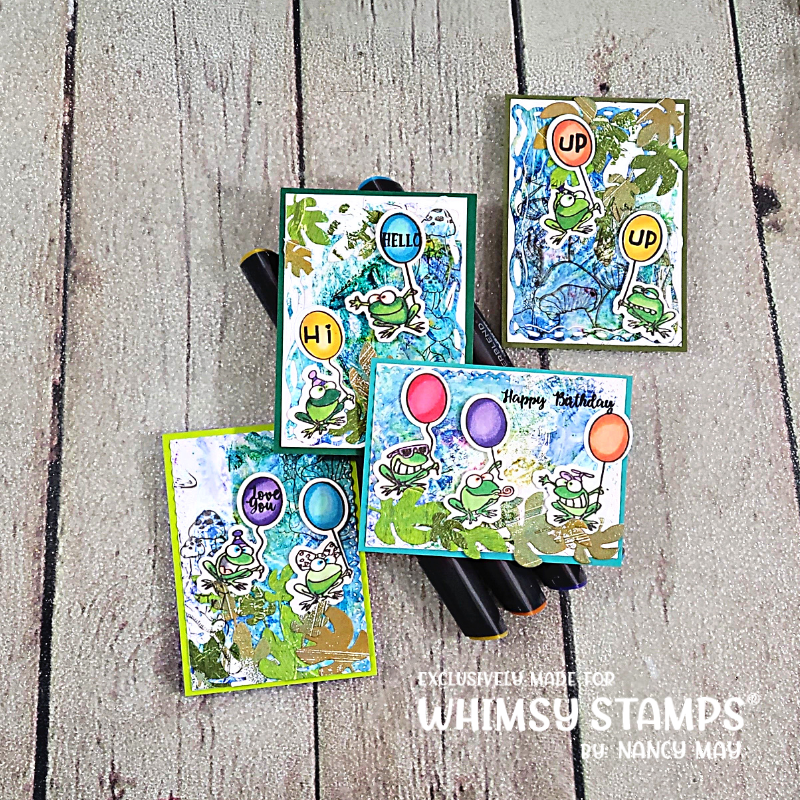 **NEW AlFROGabet Clear Stamps - Whimsy Stamps