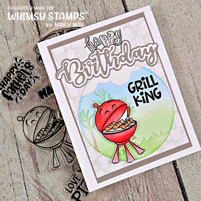 **NEW Dad's Day Clear Stamps - Whimsy Stamps