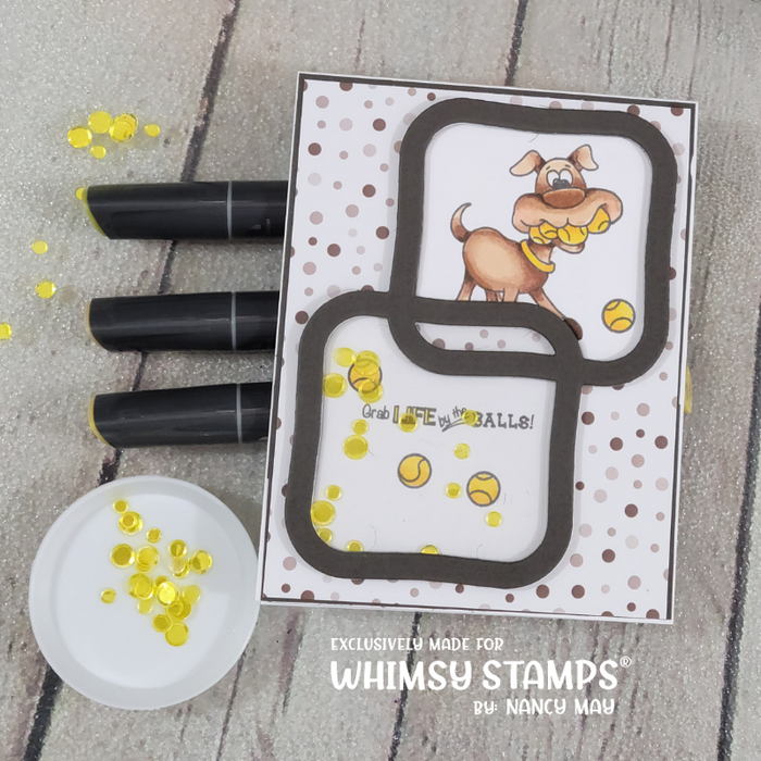 *NEW Doggie Fun Times Clear Stamps - Whimsy Stamps