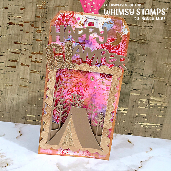 **NEW Happy Camper Die Set - Whimsy Stamps