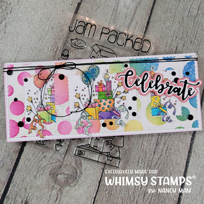 **NEW Fill a Stuff - Jam Packed Clear Stamps - Whimsy Stamps