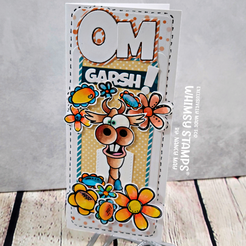 **NEW OMG! Word and Shadow Die Set - Whimsy Stamps