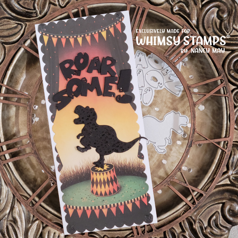 **NEW Roaring Die Set - Whimsy Stamps