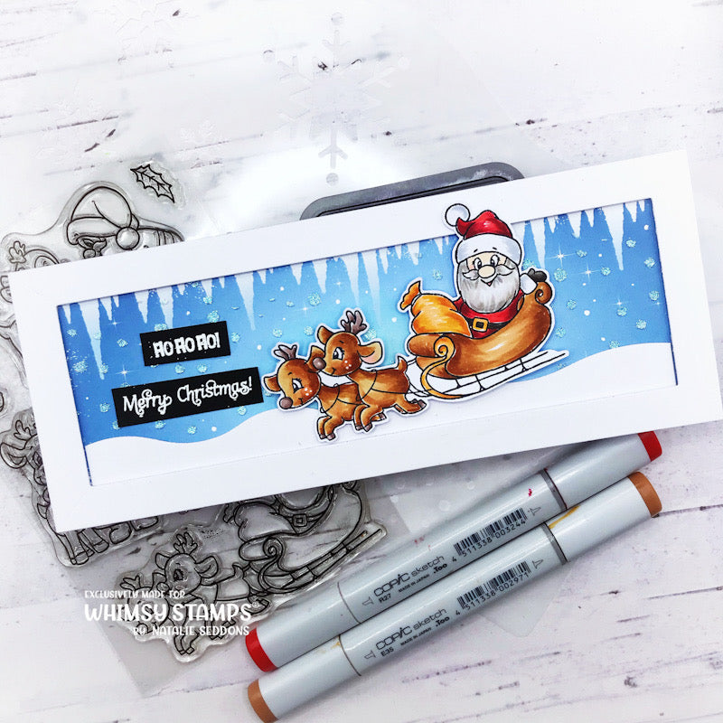 **NEW Santa's Magic Clear Stamps - Whimsy Stamps