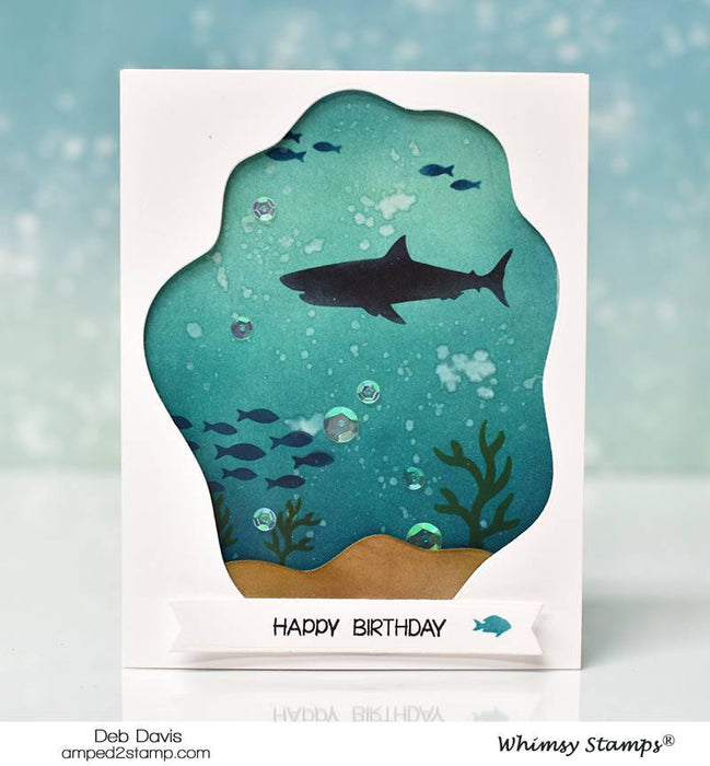 Ocean Stencil - Whimsy Stamps
