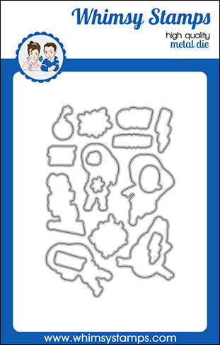 **NEW Oh, Snap! Outline Die Set - Whimsy Stamps