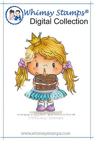 Princess - Digital Stamp - Whimsy Stamps