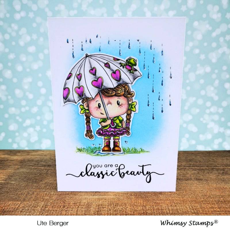 Rain - Digital Stamp - Whimsy Stamps