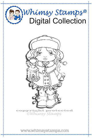 Chrissie - Digital Stamp - Whimsy Stamps