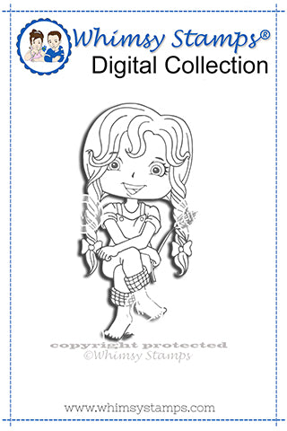 Danielle - Digital Stamp - Whimsy Stamps