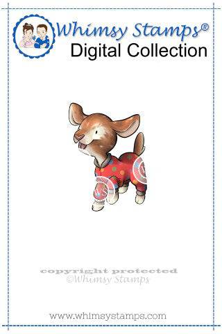 Pajama Goat - Digitial Collection - Whimsy Stamps