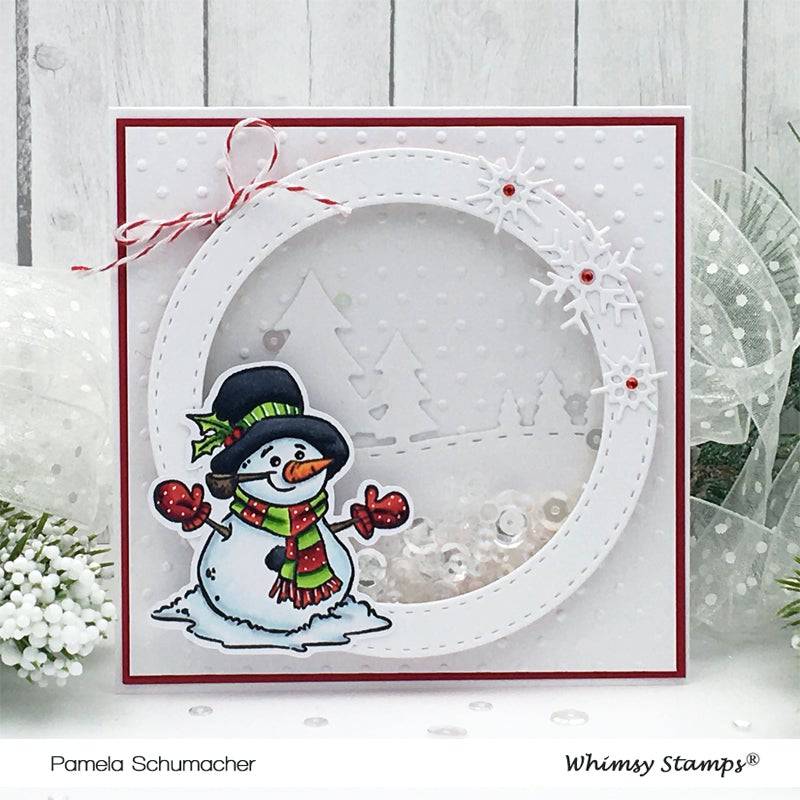 Winter Wonderland Snowmen Clear Stamps - Whimsy Stamps