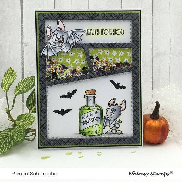 Going Batty Clear Stamps - Whimsy Stamps