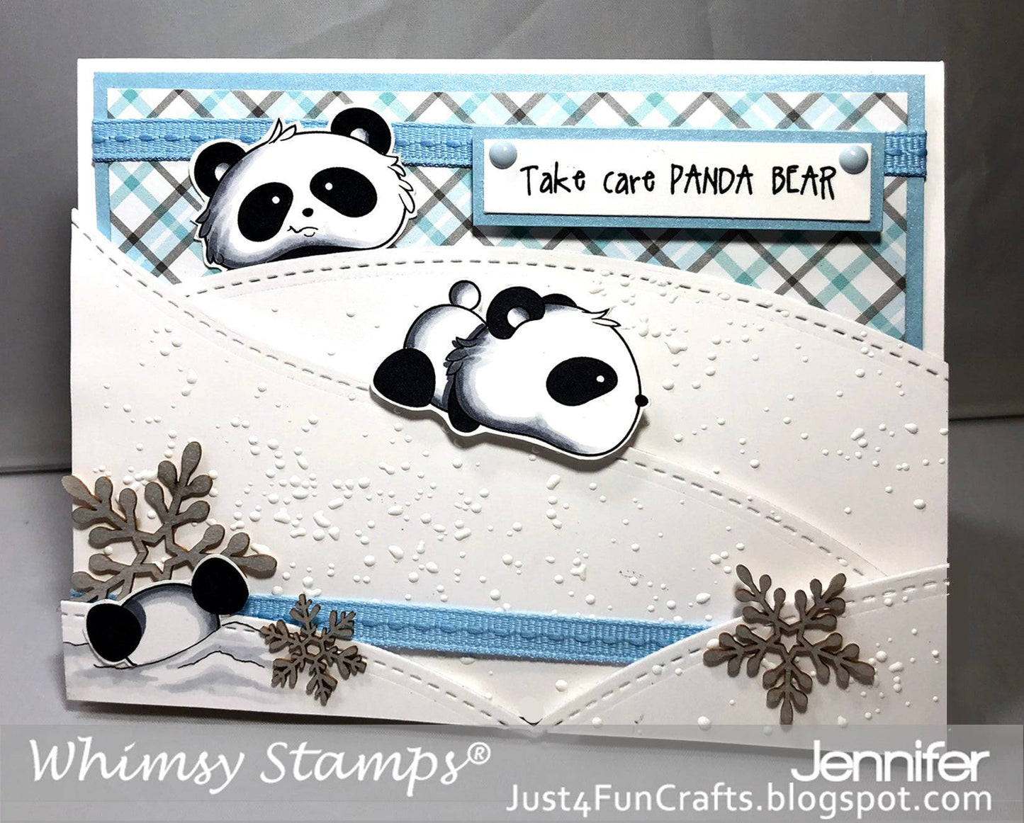 Panda Butt Clear Stamps - Whimsy Stamps