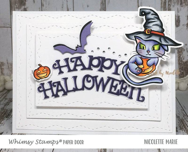 Happy Halloween Word Die Set - Whimsy Stamps