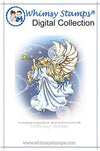 Peace Angel - Digital Stamp - Whimsy Stamps