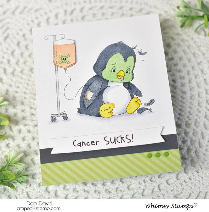 Penguin Ray - Digital Stamp - Whimsy Stamps