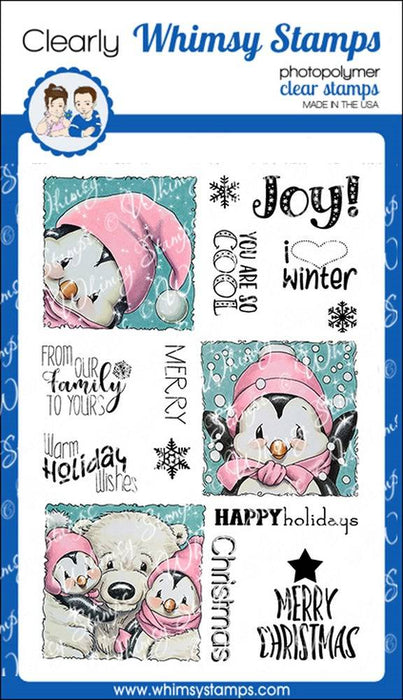  Clear Photopolymer Stamp Set - Hi Family and Fall