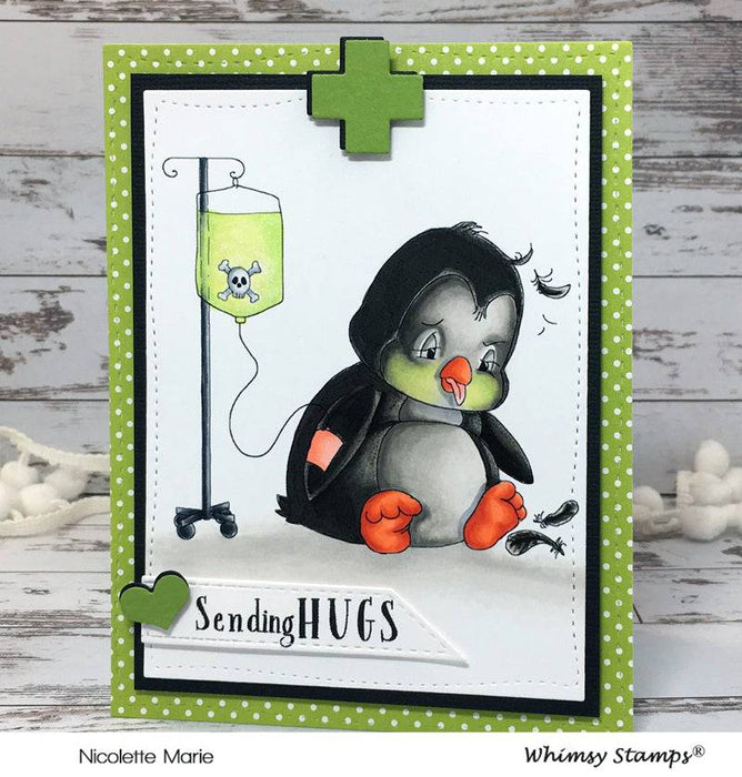 Penguin Ray - Digital Stamp - Whimsy Stamps