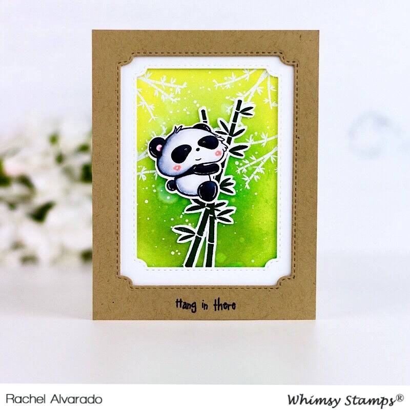 Panda Butt Clear Stamps - Whimsy Stamps