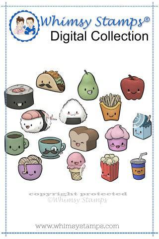 Planner Foods - Digital Stamp - Whimsy Stamps