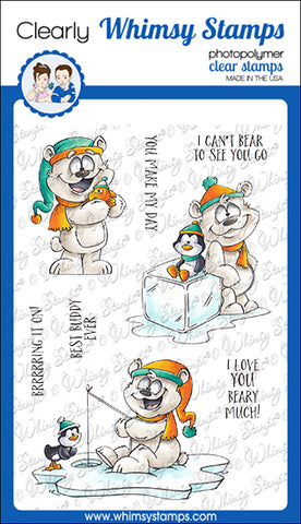 **NEW Polar Opposites Clear Stamps - Whimsy Stamps