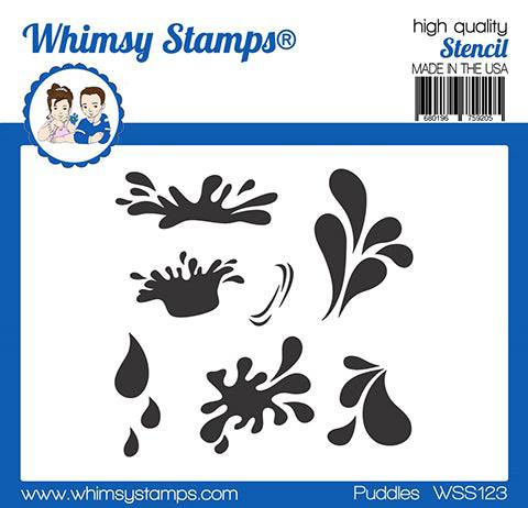 Puddles Stencil - Whimsy Stamps