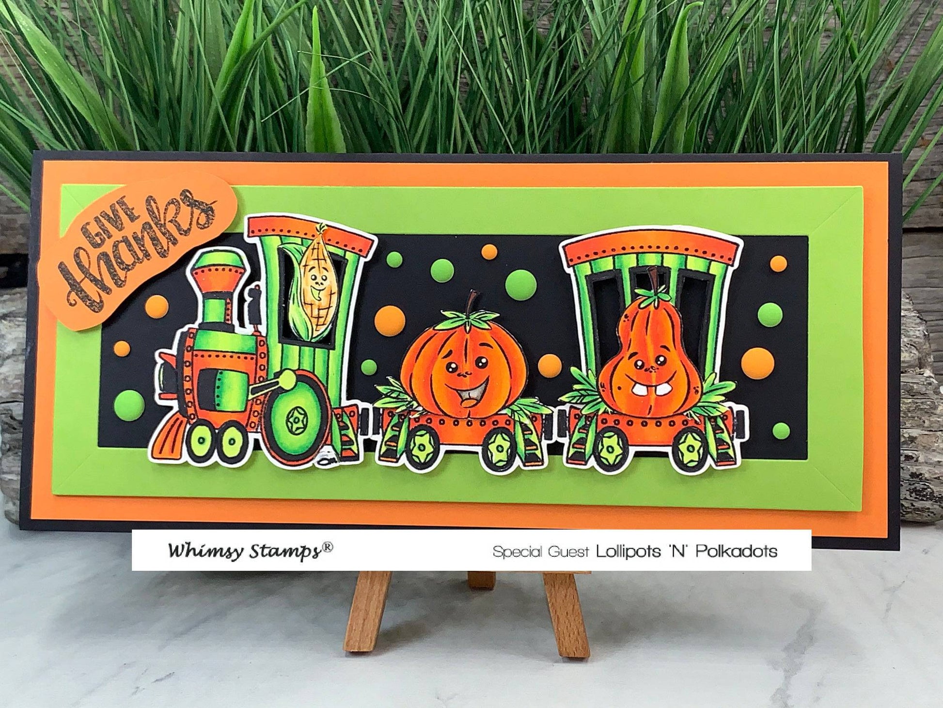 Linking Train Clear Stamps - Whimsy Stamps