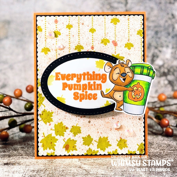 Fall Dangle Stencil - Whimsy Stamps