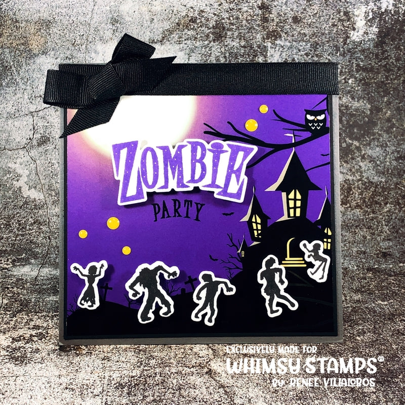 *NEW 6x6 Paper Pack - Haunted Graveyards - Whimsy Stamps