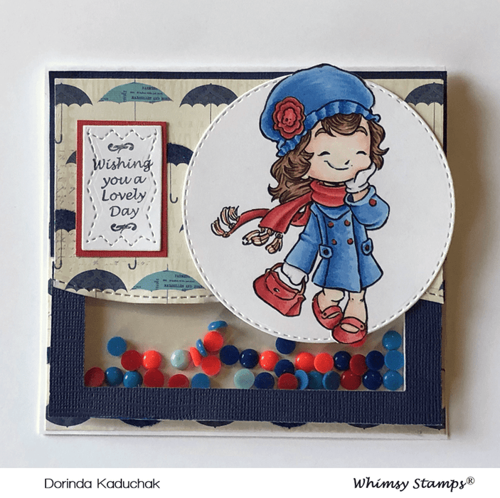 Windy Day Cinnamon - Digital Stamp - Whimsy Stamps