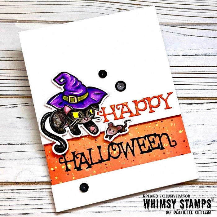 Happy Halloween Word Die Set - Whimsy Stamps