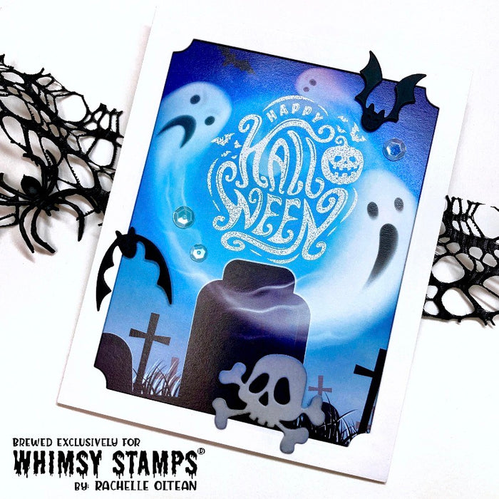 6x6 Paper Pack - Haunted Graveyards - Whimsy Stamps