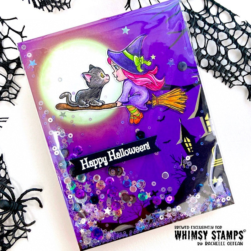 **NEW 6x6 Paper Pack - Haunted Graveyards - Whimsy Stamps