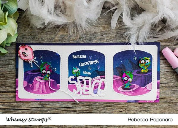 Space Minions Die Set - Whimsy Stamps