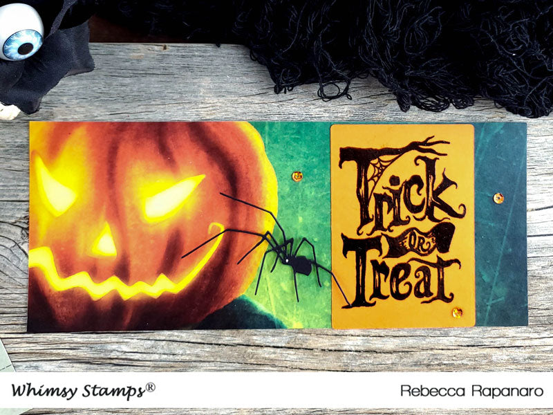 Trick or Treat House Clear Stamps - Whimsy Stamps