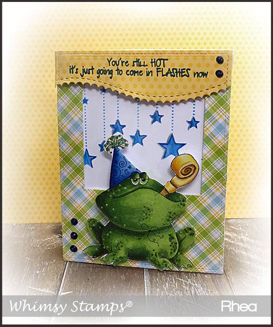 Froggie Hoppy Day 2 - Digital Stamp - Whimsy Stamps
