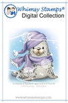 Seal on Ice - Digital Stamp - Whimsy Stamps