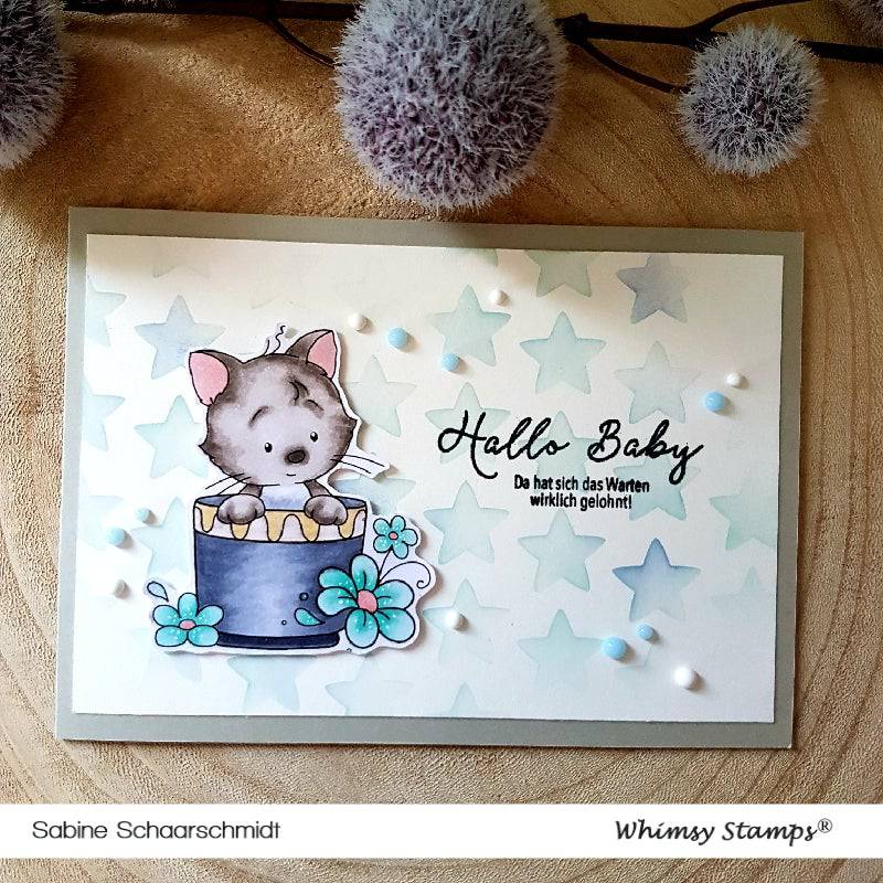 Sweet Kitties - Digital Stamp - Whimsy Stamps