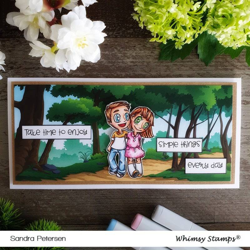 Best Friends Tia and Tobie - Digital Stamp - Whimsy Stamps