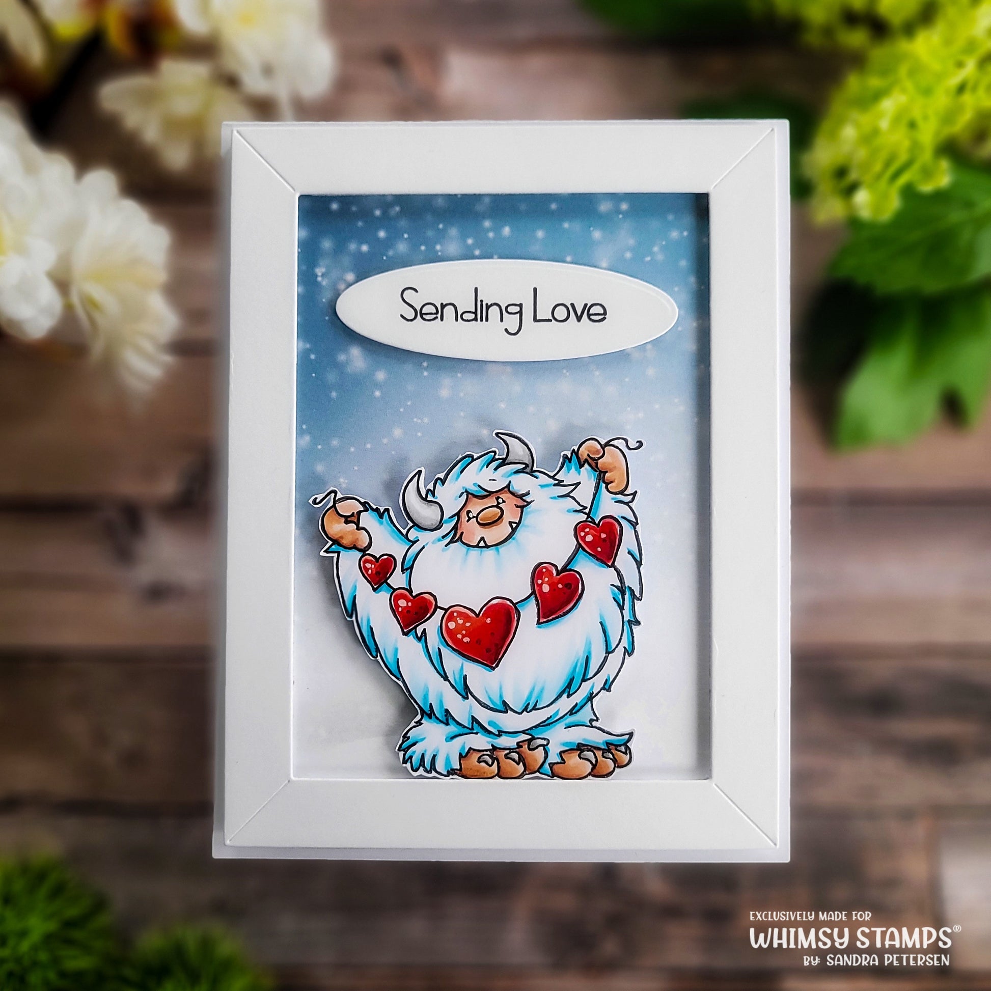 Yeti for Love Clear Stamps - Whimsy Stamps