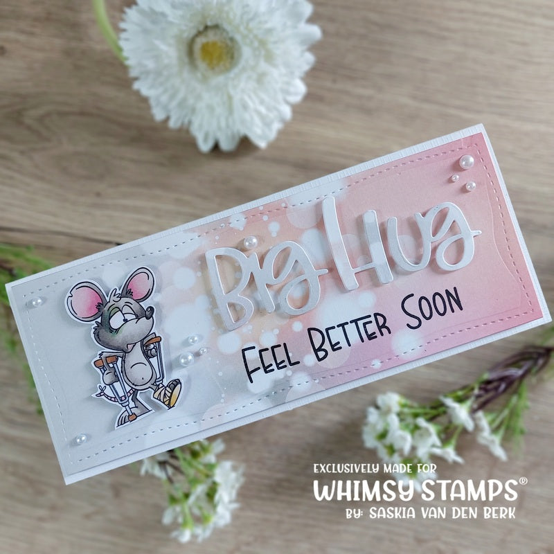 **NEW Rats You're Sick Clear Stamps - Whimsy Stamps