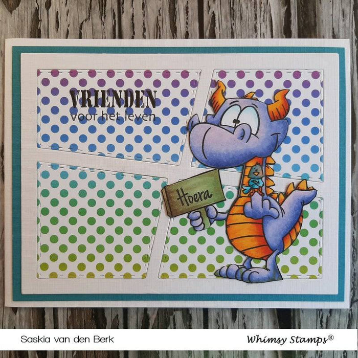 Dudley Flipping the Bird - Digital Stamp - Whimsy Stamps