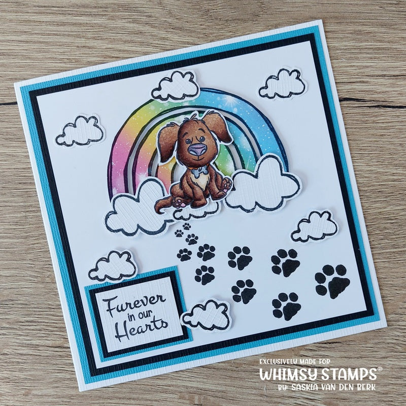 Furever in Our Hearts Clear Stamps - Whimsy Stamps