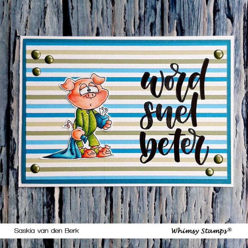 Get Well Clear Stamps - Whimsy Stamps