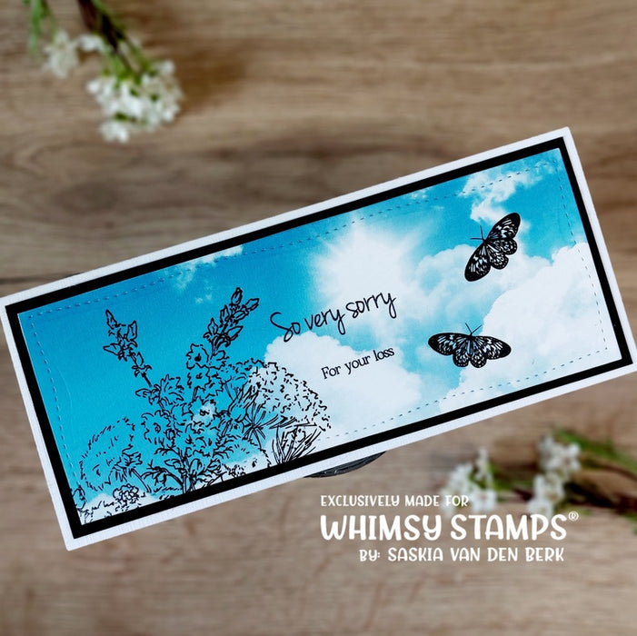 Slimline Paper Pack - Glorious Sky - Whimsy Stamps