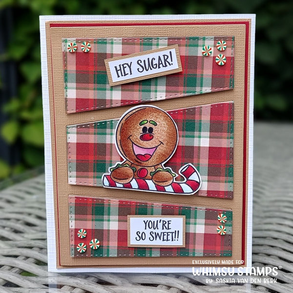 6x6 Paper Pack - Tartan - Whimsy Stamps